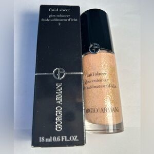 NWT🌷Armani Fluid Sheer Glow Enhancer Highlighter in “#2 Champagne Gold”